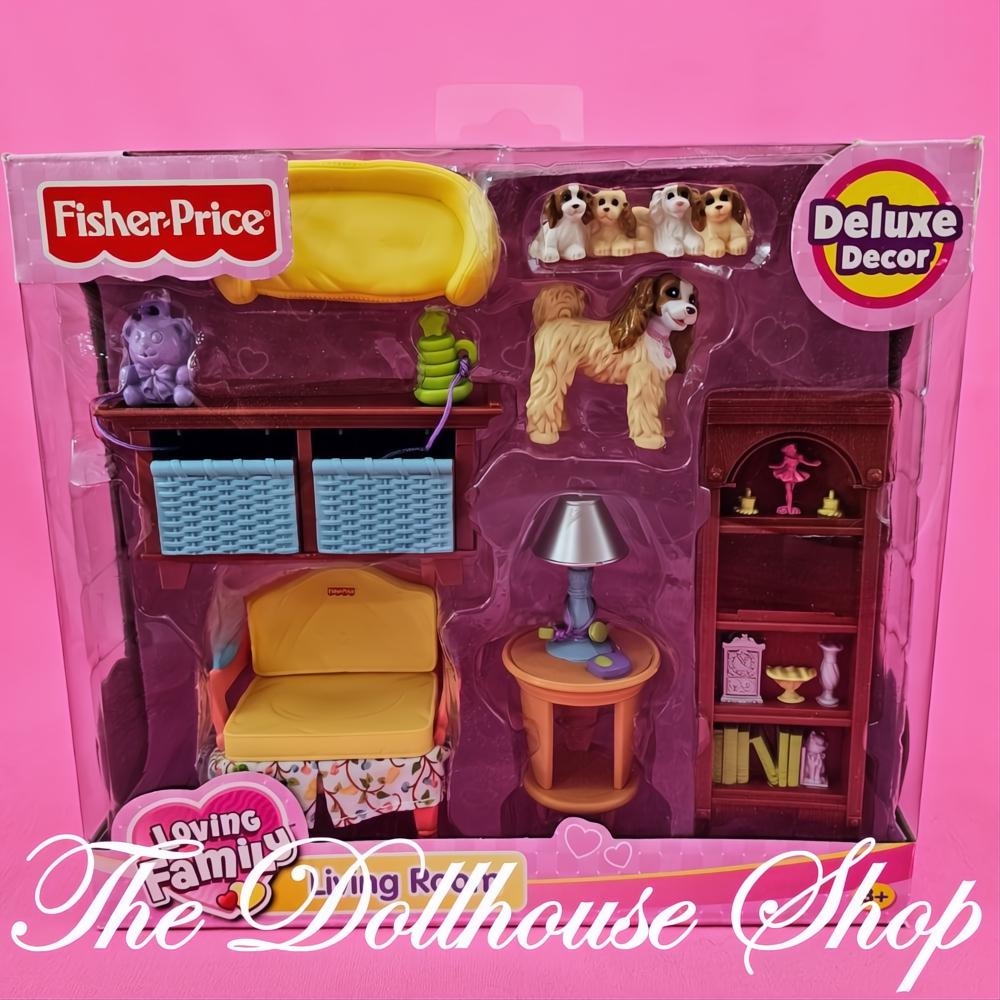 Fisher-Price Loving Family Dollhouse Living Room Boxed Set-The Dollhouse Shop