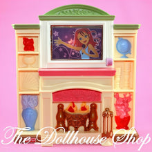 Fisher-Price Loving Family Dollhouse Living Room Flip TV Television-The Dollhouse Shop