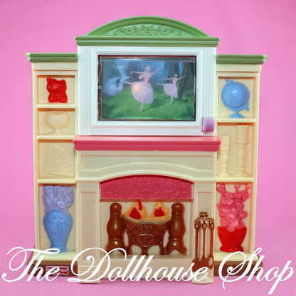 Fisher-Price Loving Family Dollhouse Living Room Flip TV Television-The Dollhouse Shop