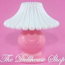 Fisher-Price Loving Family Dollhouse Living Room Pink White Lamp Light-The Dollhouse Shop