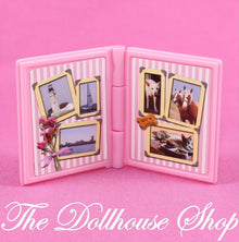 Fisher-Price Loving Family Dollhouse Miniature Pink horse Pony Book Nursery-The Dollhouse Shop