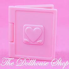 Fisher-Price Loving Family Dollhouse Miniature Pink horse Pony Book Nursery-The Dollhouse Shop