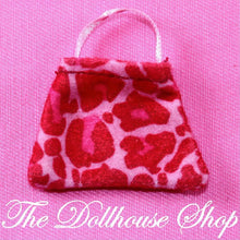 Fisher-Price Loving Family Dollhouse Mom Doll's Pink Red Handbag Bag-The Dollhouse Shop