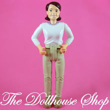 Fisher-Price Loving Family Dollhouse Mom Mother Brown Hair White Tan-The Dollhouse Shop