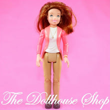 Fisher-Price Loving Family Dollhouse Mom Pink Cardigan Auburn Hair-The Dollhouse Shop