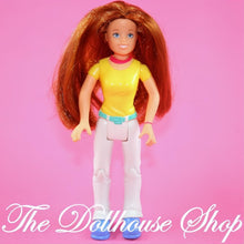 Fisher-Price Loving Family Dollhouse Mother Mom Auburn Hair Doll Yellow Top-The Dollhouse Shop