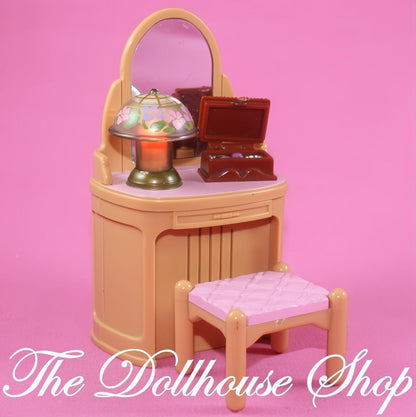 Fisher-Price Loving Family Dollhouse Musical Dresser Vanity Light Music-The Dollhouse Shop