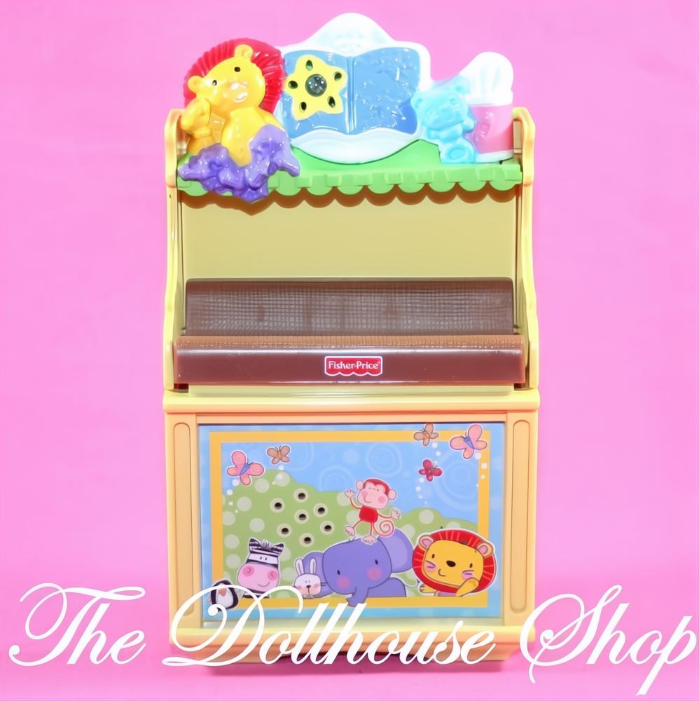Fisher-Price Loving Family Dollhouse Musical Nursery Changing Table Safari-The Dollhouse Shop