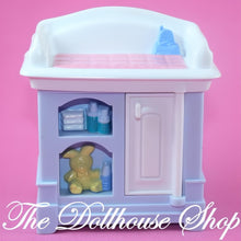 Fisher-Price Loving Family Dollhouse Nursery Blue Doll's Changing Table-The Dollhouse Shop