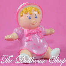 Fisher-Price Loving Family Dollhouse Nursery Miniature Pink Toy Crib Doll-The Dollhouse Shop