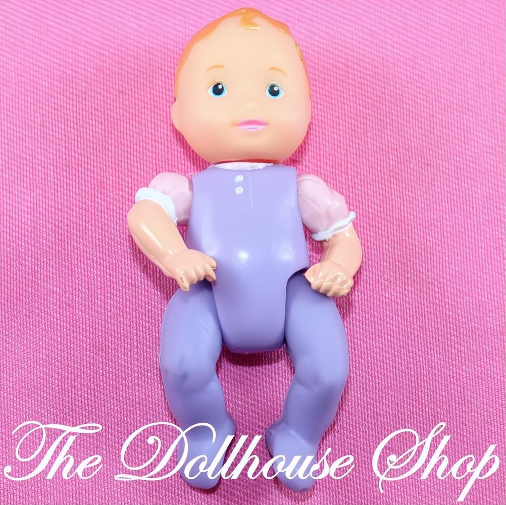 Fisher-Price Loving Family Dollhouse Nursery Purple Baby Girl Boy Doll-The Dollhouse Shop