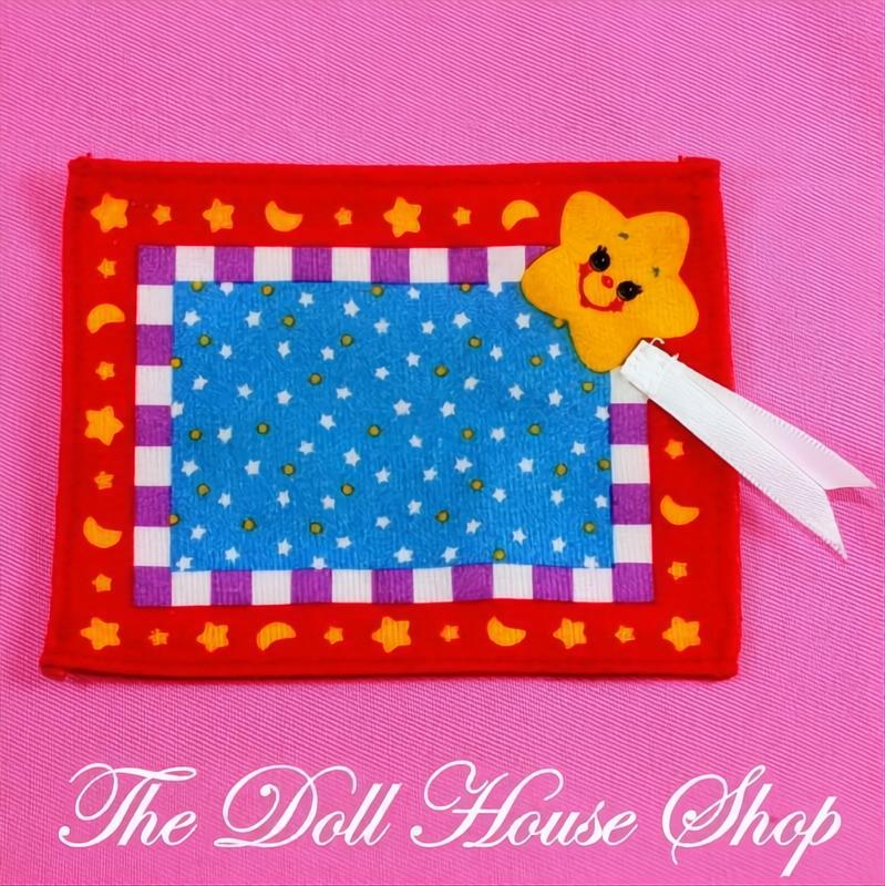 Fisher-Price Loving Family Dollhouse Nursery Red Shooting Star Floor Rug-The Dollhouse Shop