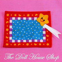 Fisher-Price Loving Family Dollhouse Nursery Red Shooting Star Floor Rug-The Dollhouse Shop