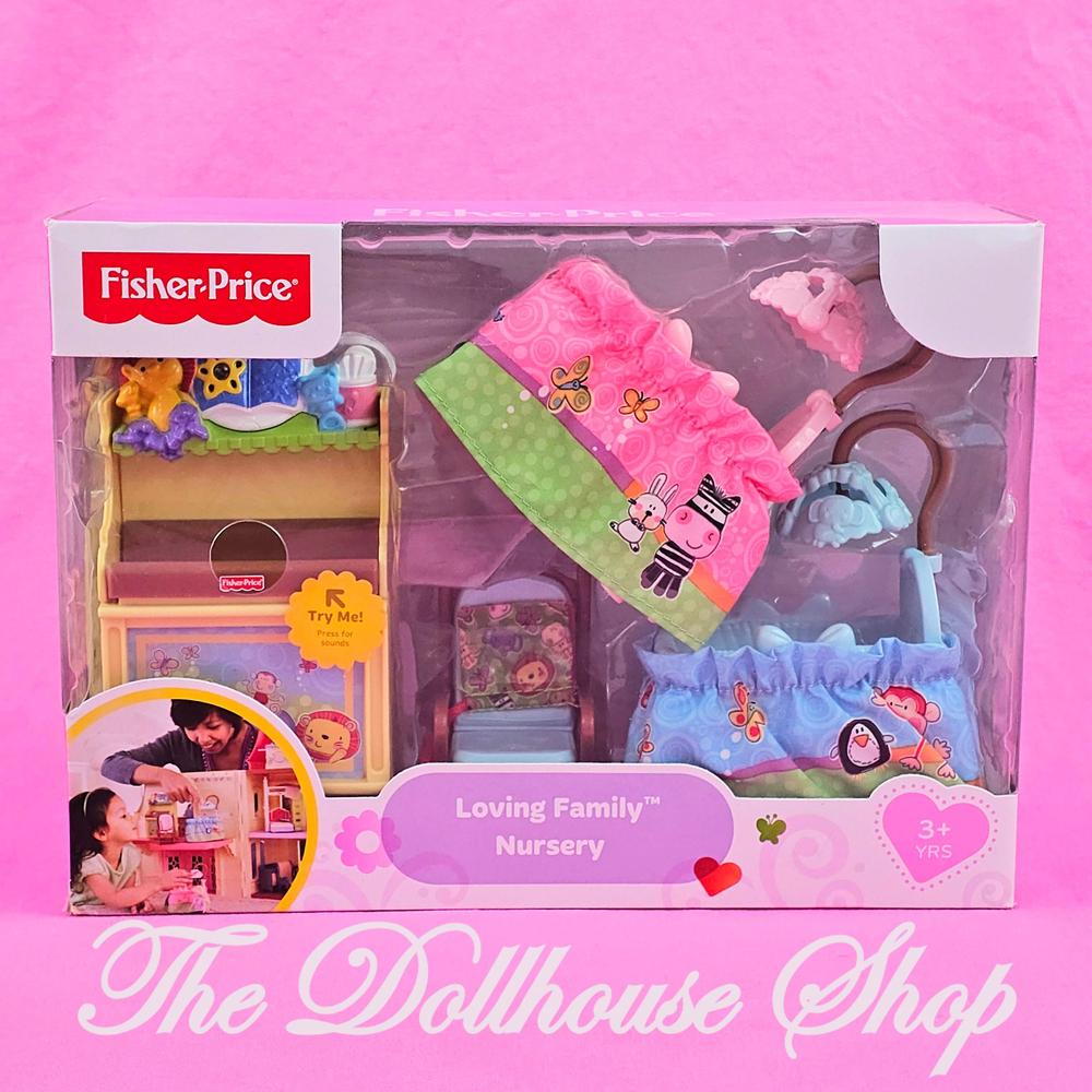 Fisher-Price Loving Family Dollhouse Nursery Set - New in Box (2012)-The Dollhouse Shop