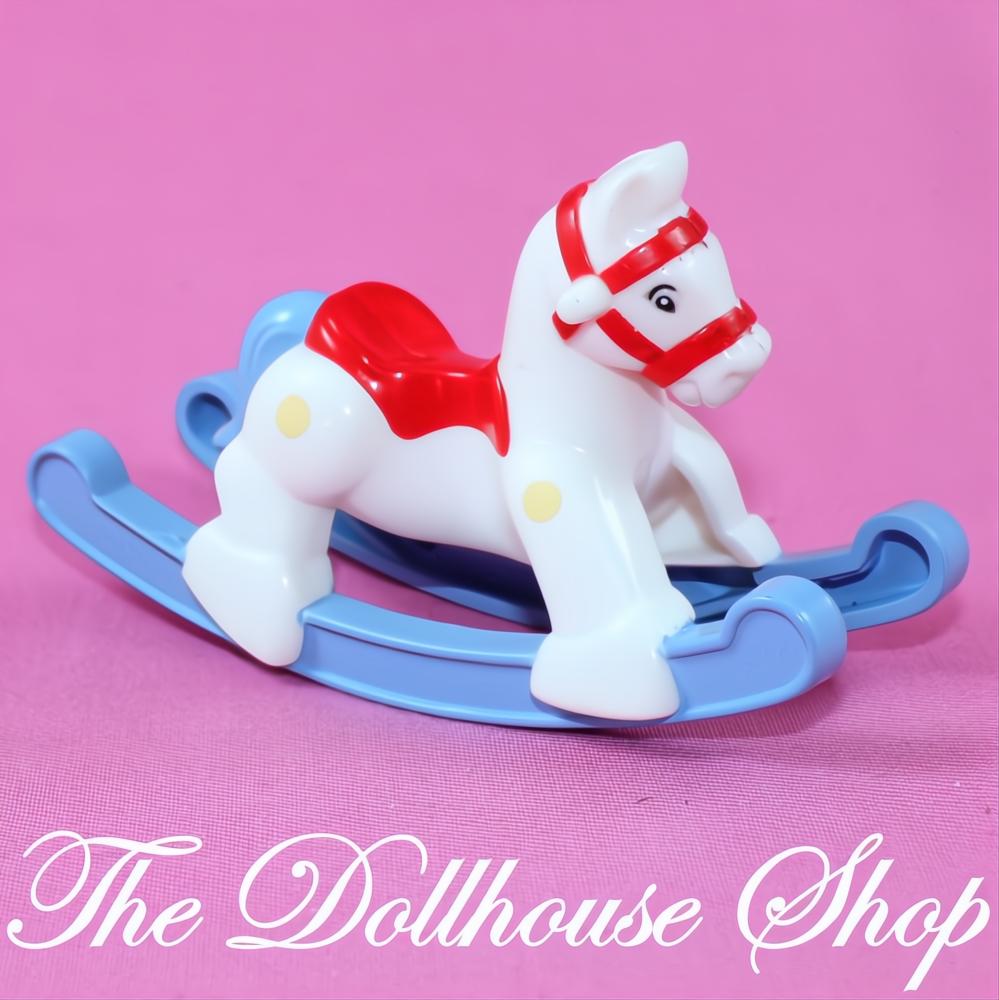 Fisher Price Loving Family Dollhouse Nursery Toy Doll's Rocking Horse-The Dollhouse Shop