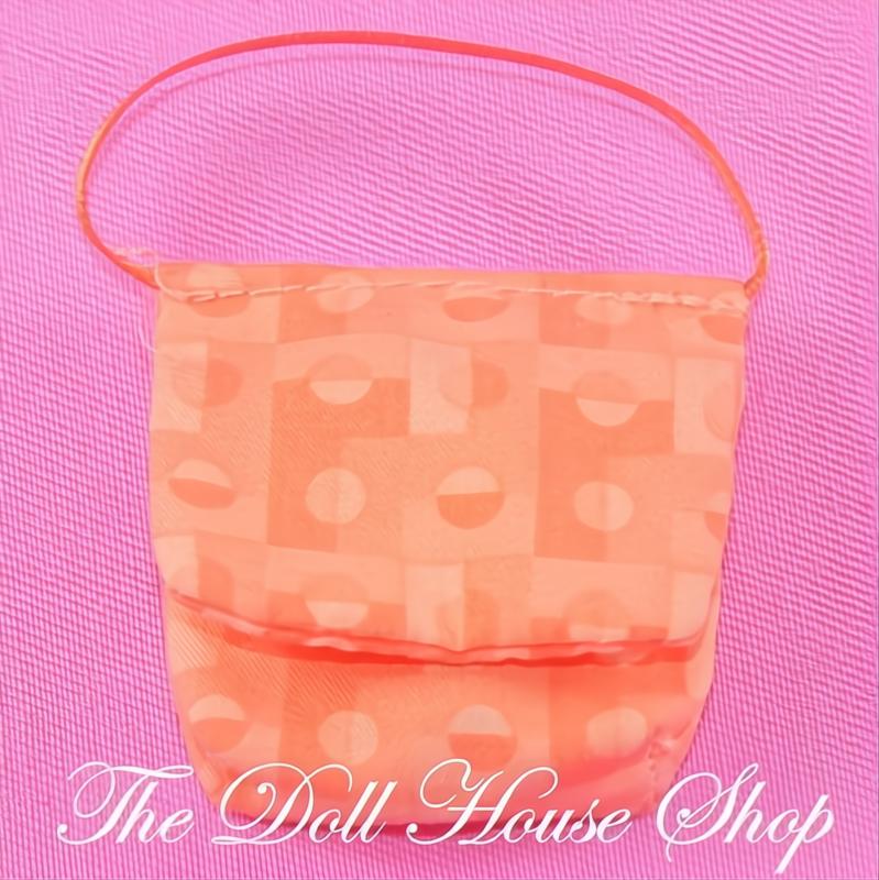 Fisher-Price Loving Family Dollhouse Orange Laptop Computer Hand Bag-The Dollhouse Shop