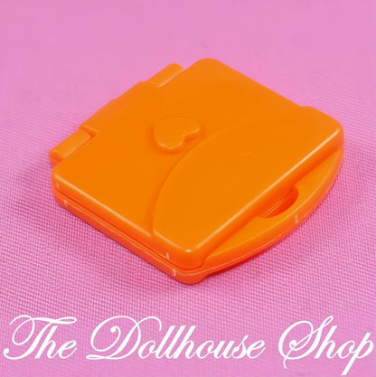 Fisher-Price Loving Family Dollhouse Orange Laptop Office Computer-The Dollhouse Shop