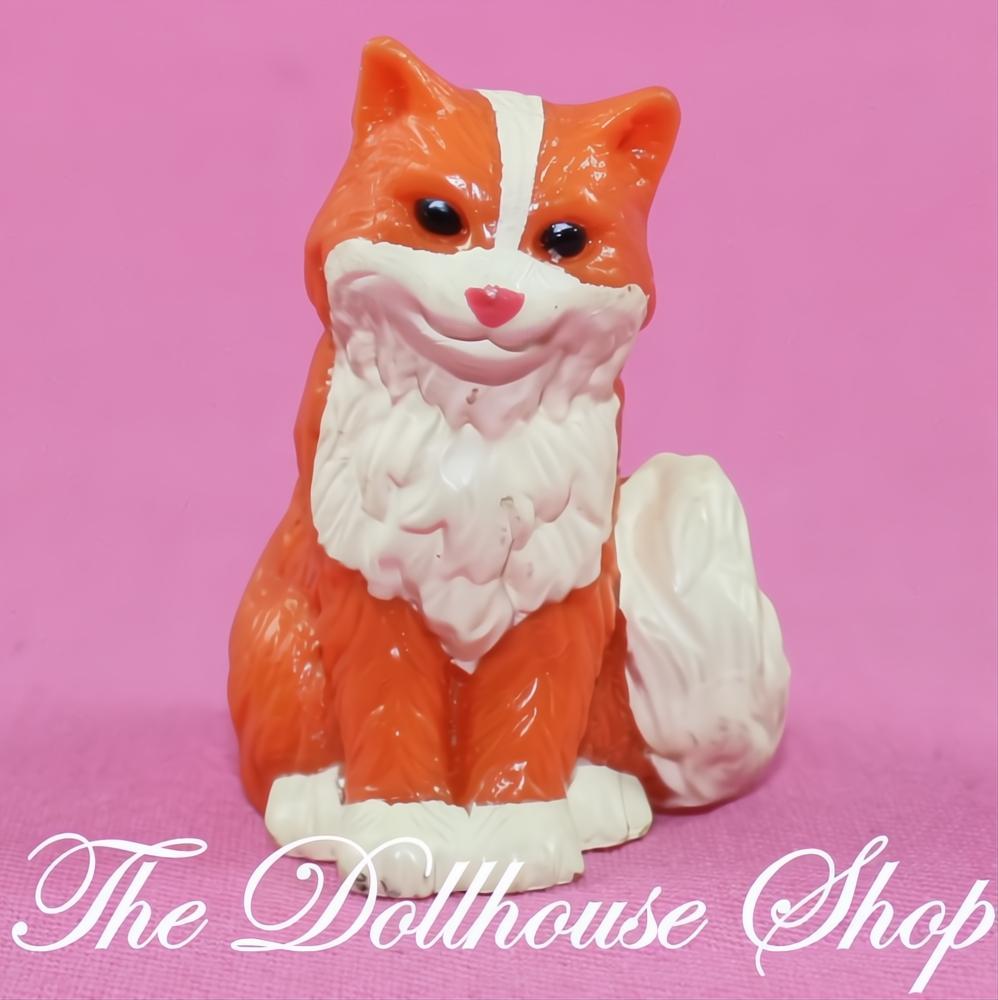 Fisher-Price Loving Family Dollhouse Orange Pet Cat Kitten Kitty-The Dollhouse Shop