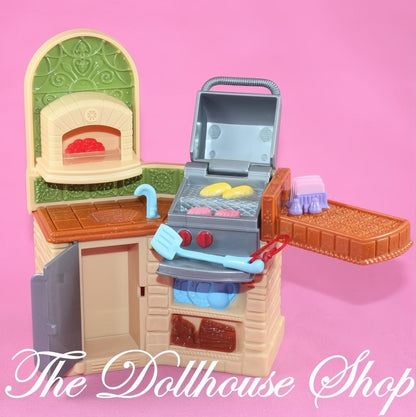 Fisher-Price Loving Family Dollhouse Outdoor Barbecue BBQ Grill Barbeque-The Dollhouse Shop
