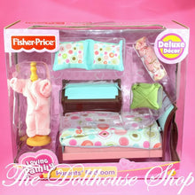 Fisher-Price Loving Family Dollhouse Parents Deluxe Bedroom Furniture-The Dollhouse Shop