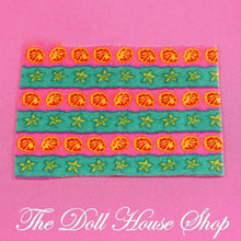 Fisher-Price Loving Family Dollhouse Picnic Blanket Beach Towel Pink Green-The Dollhouse Shop