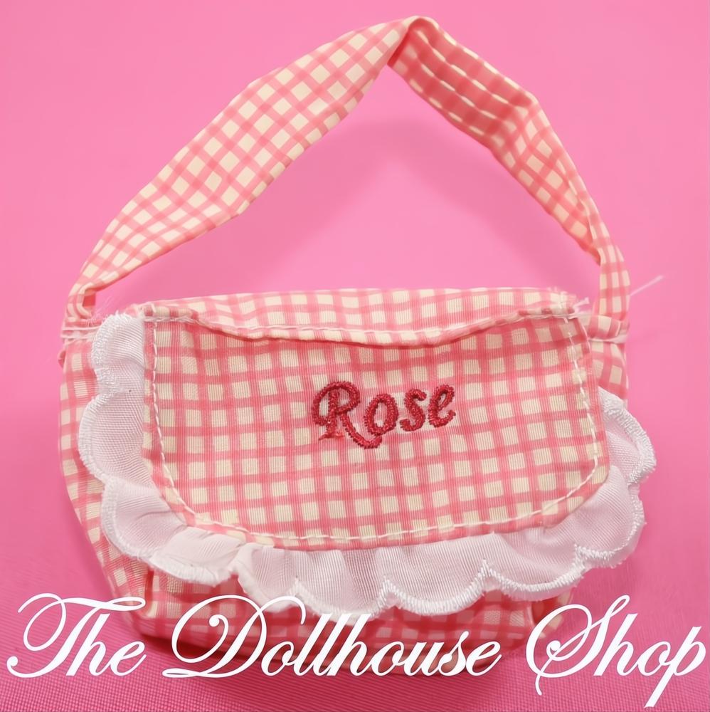 Fisher Price Loving Family Dollhouse Pink Baby Horse Pony Feed Food Bag 'Rose'-The Dollhouse Shop