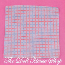 Fisher-Price Loving Family Dollhouse Pink Blue Picnic Blanket Nursery Rug-The Dollhouse Shop