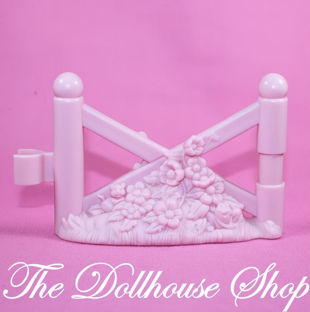 Fisher-Price Loving Family Dollhouse Pink Fence Piece Horse Pony Stable-The Dollhouse Shop