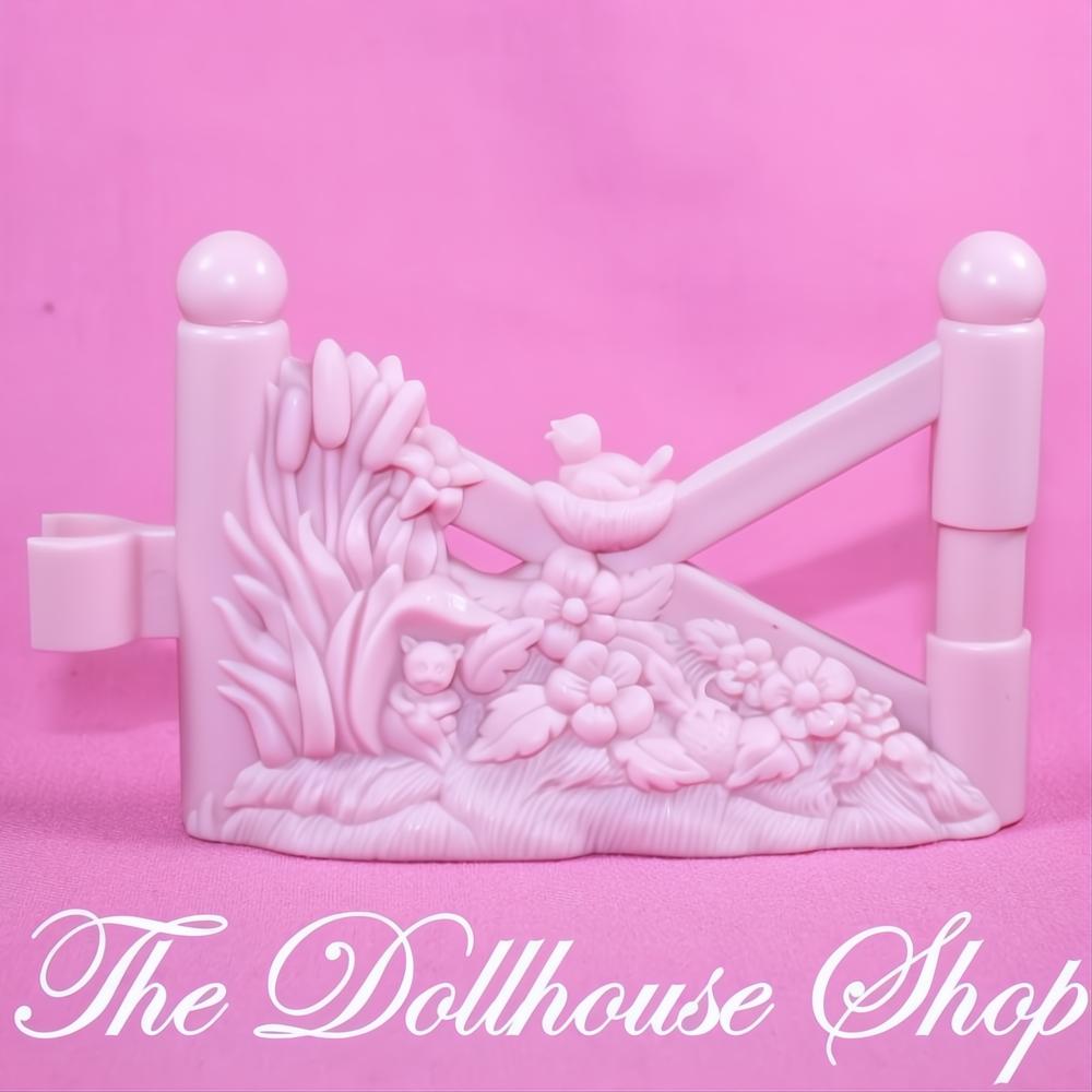 Fisher-Price Loving Family Dollhouse Pink Fence Piece Horse Pony Stable-The Dollhouse Shop