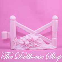 Fisher-Price Loving Family Dollhouse Pink Fence Piece Horse Pony Stable-The Dollhouse Shop