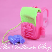 Fisher-Price Loving Family Dollhouse Pink Hiking Camping Bag Backpack-The Dollhouse Shop