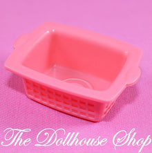 Fisher-Price Loving Family Dollhouse Pink Laundry Doll Washing Basket Clothes-The Dollhouse Shop