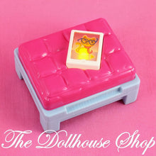 Fisher-Price Loving Family Dollhouse Pink Light Up Ottoman Living Room-The Dollhouse Shop
