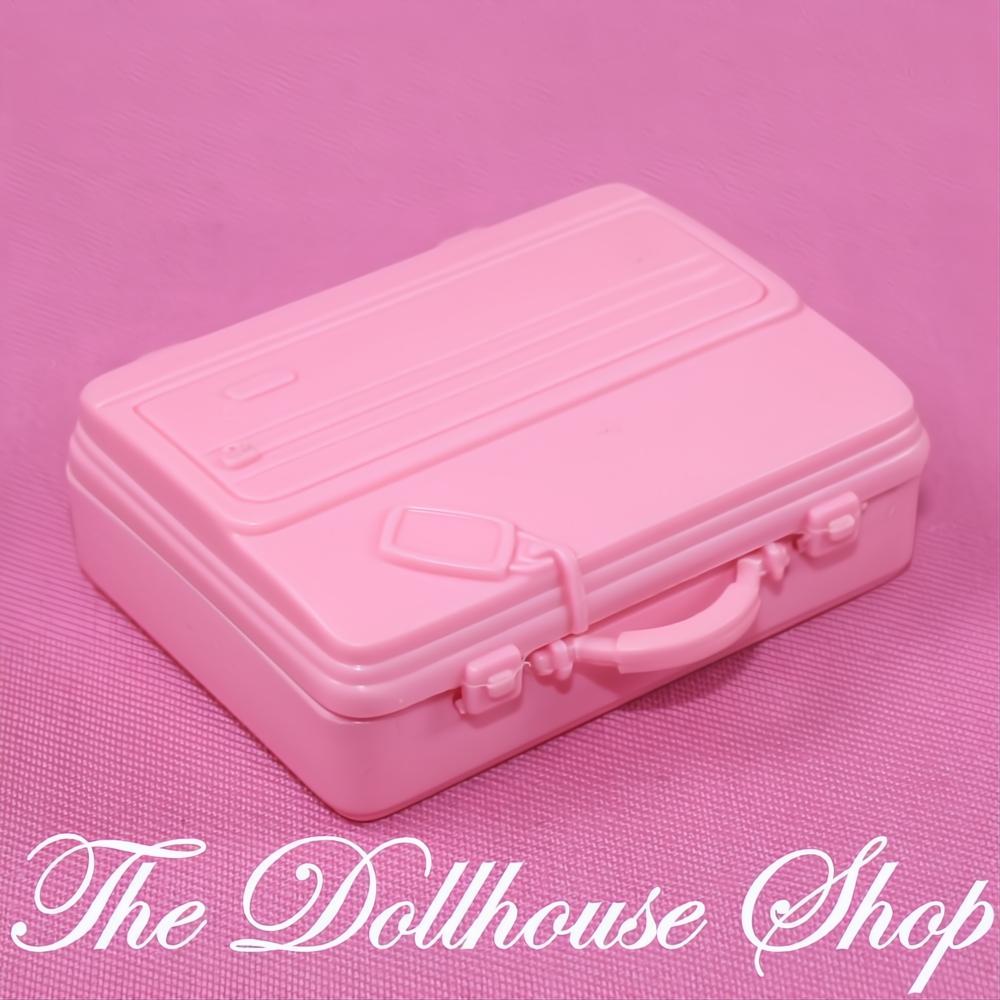 Fisher-Price Loving Family Dollhouse Pink RV Travel Suitcase Luggage Bag-The Dollhouse Shop