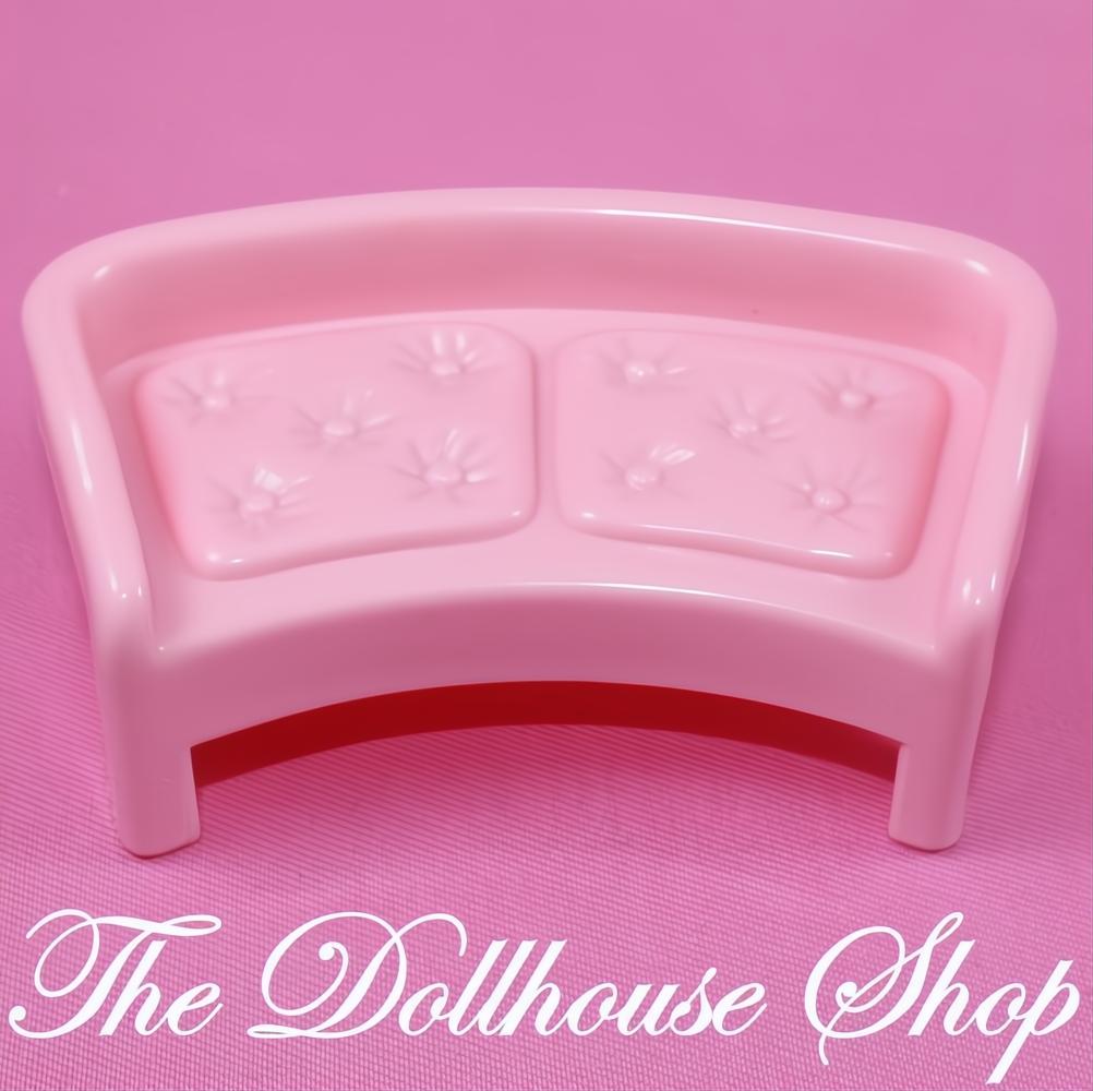 Fisher-Price Loving Family Dollhouse Pink Swimming Pool Lounge Chair Seat-The Dollhouse Shop