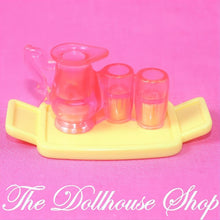 Fisher-Price Loving Family Dollhouse Pitcher Lemonade Drinks Tray Food-The Dollhouse Shop