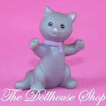 Fisher-Price Loving Family Dollhouse Playful Gray Pet Kitten Cat Kitty Animal-The Dollhouse Shop