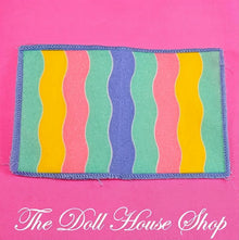 Fisher-Price Loving Family Dollhouse Playroom Wavy Colored Floor Rug-The Dollhouse Shop