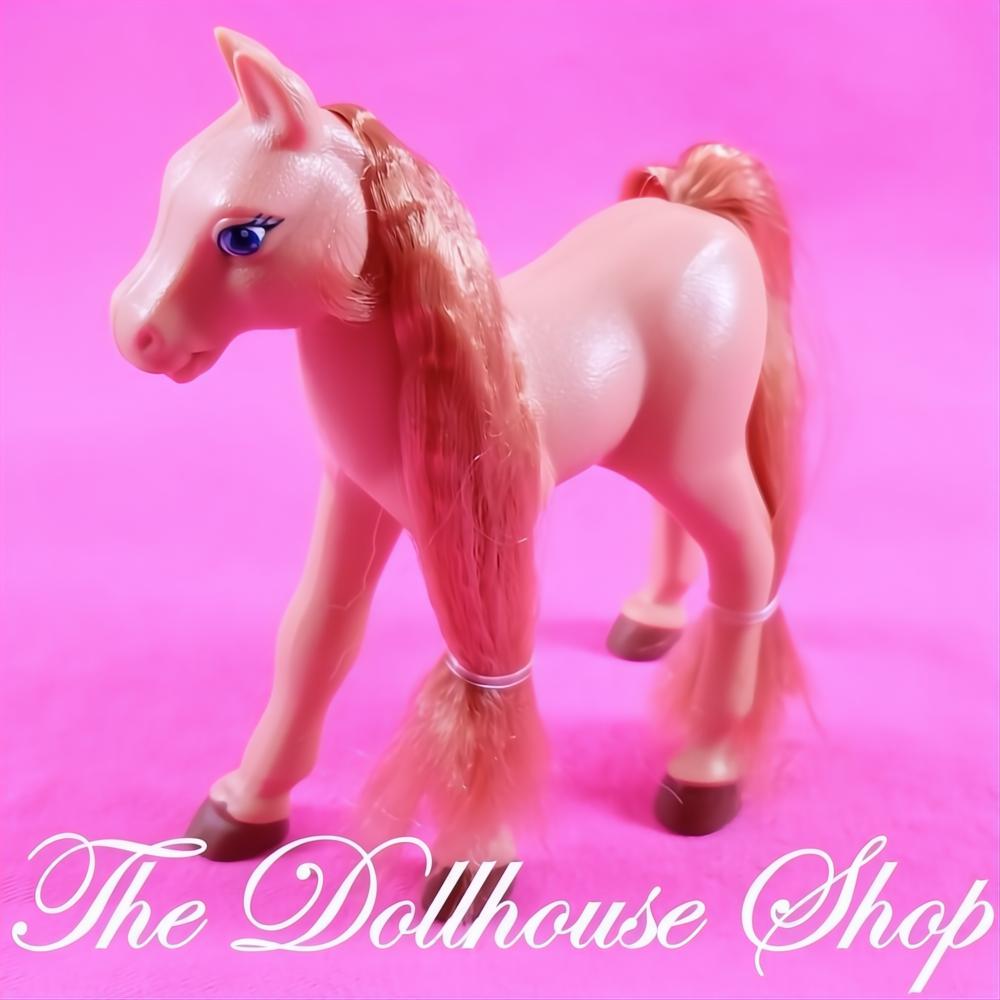 Fisher-Price Loving Family Dollhouse Pony Parade Tan Horse 2002-The Dollhouse Shop