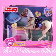 Fisher-Price Loving Family Dollhouse Pony Stable Western Horse Whisper-The Dollhouse Shop
