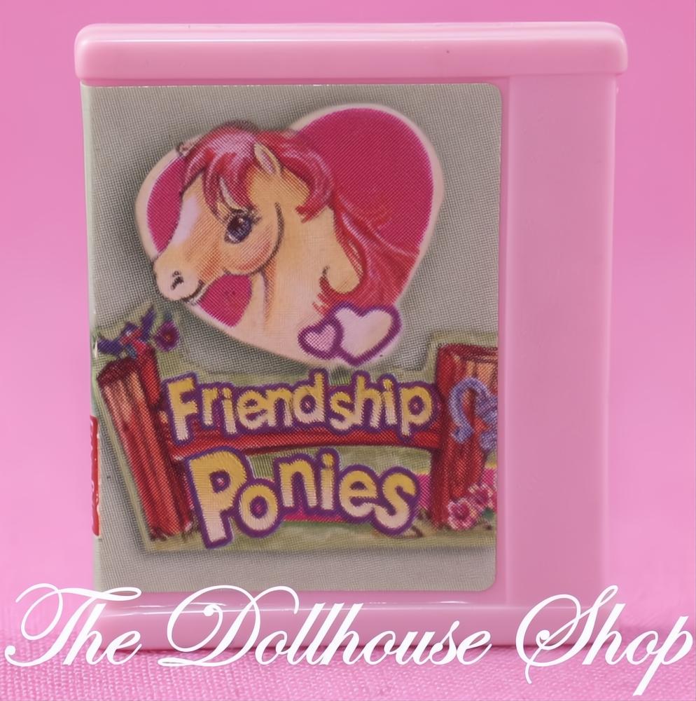 Fisher-Price Loving Family Dollhouse Pretend TV DVD Video Friendship Ponies-The Dollhouse Shop