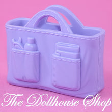 Fisher-Price Loving Family Dollhouse Purple Beach Bag Handbag Tote-The Dollhouse Shop
