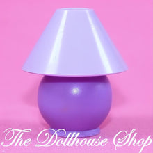 Fisher-Price Loving Family Dollhouse Purple Kids Bedroom Bedside Lamp-The Dollhouse Shop