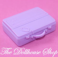 Fisher-Price Loving Family Dollhouse Purple RV Travel Suitcase Luggage Bag-The Dollhouse Shop