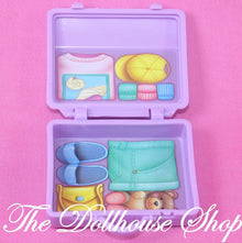 Fisher-Price Loving Family Dollhouse Purple RV Travel Suitcase Luggage Bag-The Dollhouse Shop
