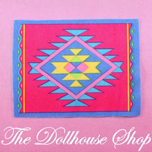 Fisher-Price Loving Family Dollhouse Ranch Rug Horse Stable Blanket-The Dollhouse Shop