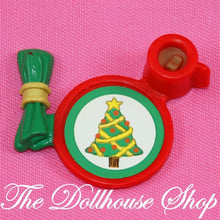 Fisher-Price Loving Family Dollhouse Red Christmas Food Plate Holidays Cocoa-The Dollhouse Shop