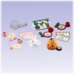 Fisher-Price Loving Family Dollhouse Seasonal Holiday Fun Set New-The Dollhouse Shop