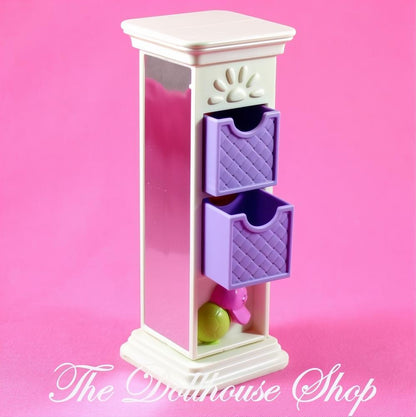 Fisher-Price Loving Family Dollhouse Storage Cubes Shelf Drawers Mirror-The Dollhouse Shop
