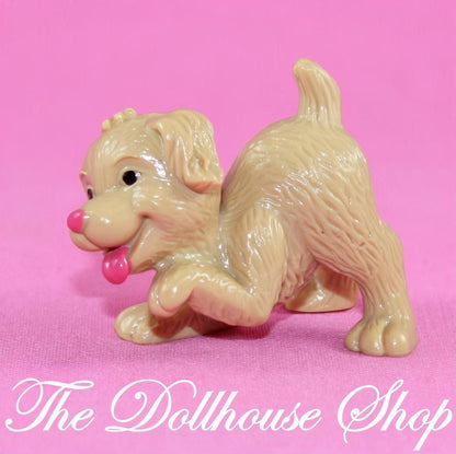 Fisher-Price Loving Family Dollhouse Tan Brown Pet Puppy Dog Doggy-The Dollhouse Shop